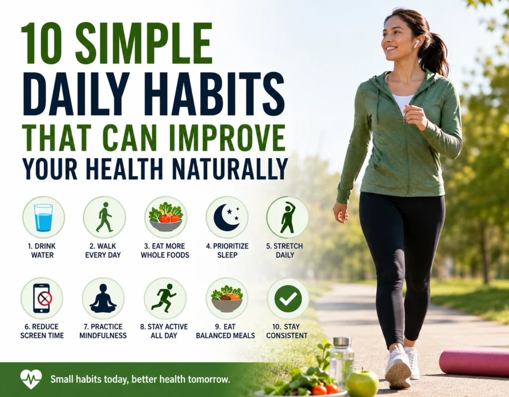 simple daily habits to improve your health naturally